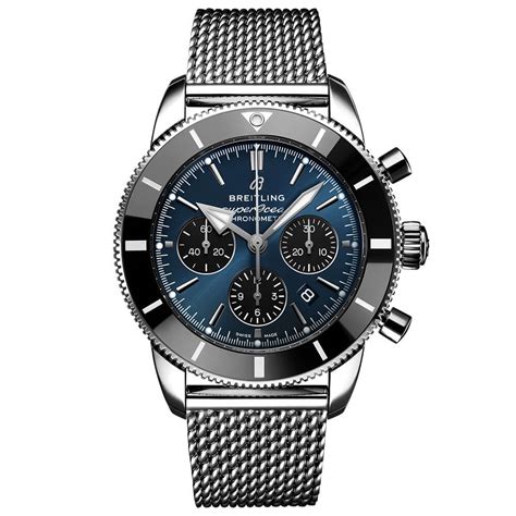 breitling superocean 44mm blue|breitling superocean 44 chronograph.